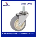 Light Duty Swivel Caster Side Brake for Furniture